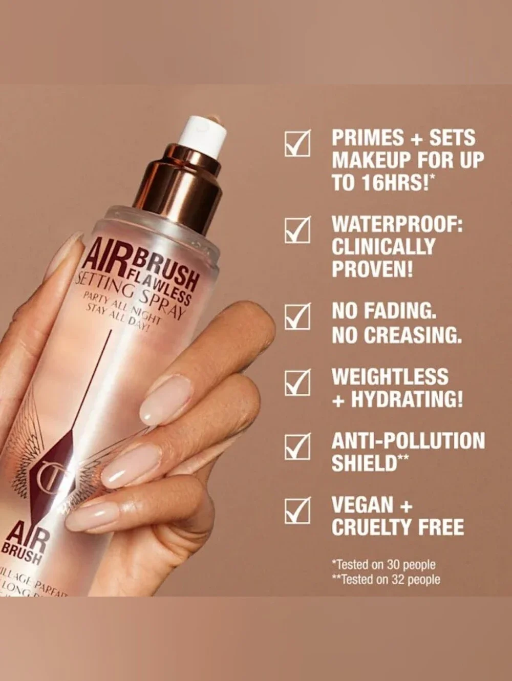 Charlotte Tilbury Airbrush Flawless Setting Spray, 34ml